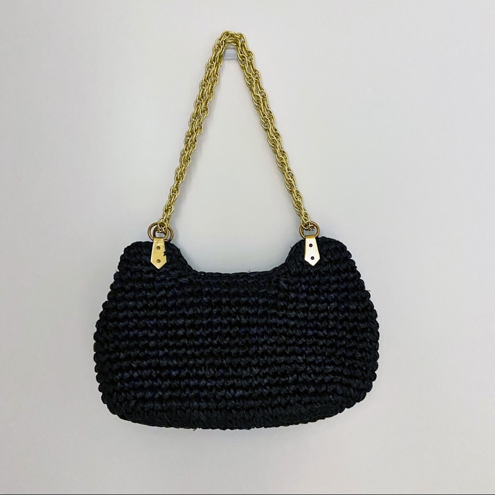 Vintage 1960’s Morris Moskowitz Crochet Straw Shoulder bag